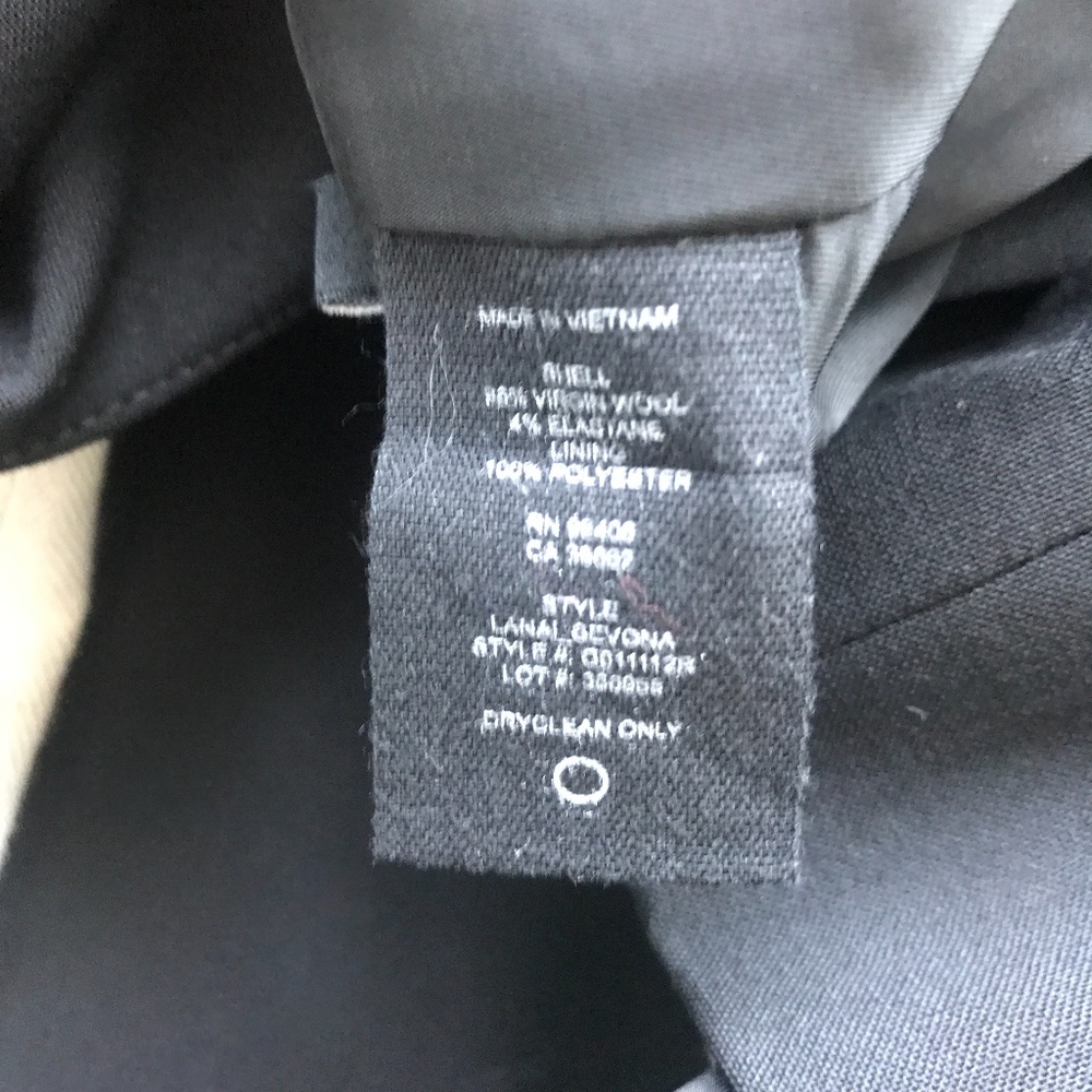 Theory Lanai Black Open Front Blazer Nwot - image 6